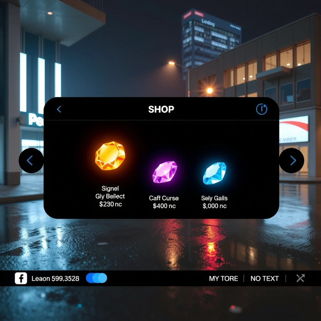 Currency shop UI